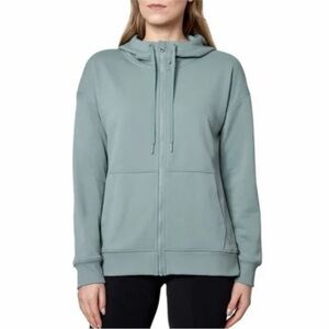 Mondetta Ladies performance full zip hoodie in chinois green large